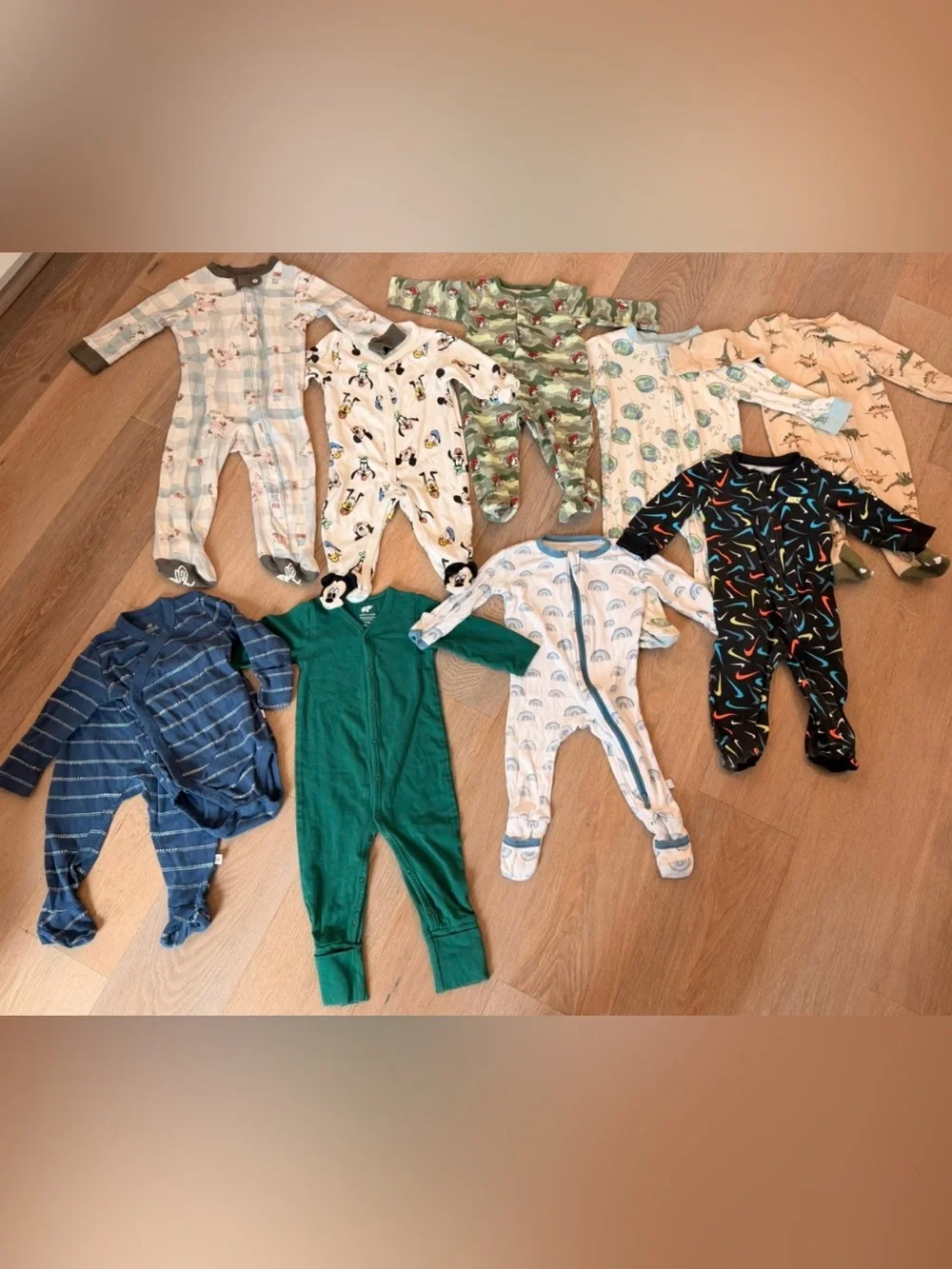 Bundle of 10 Baby Boys Pajamas / Outfits 3-6 months